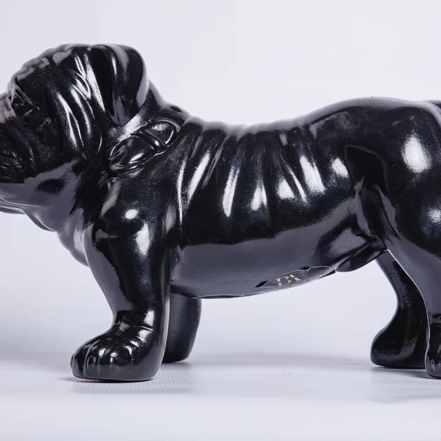 Black Ceramic British Bull Dog - Image 5