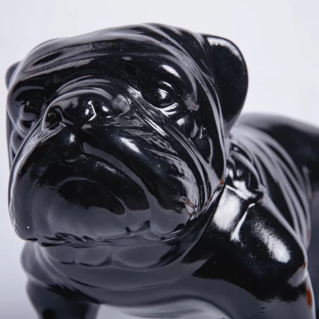 Black Ceramic British Bull Dog - Image 2